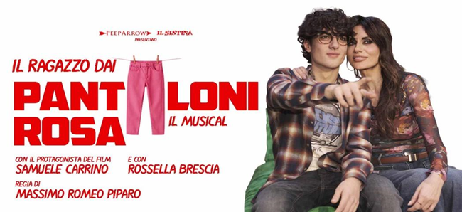 “IL RAGAZZO DAI PANTALONI ROSA” al Teatro Sistina da giovedì 29 ottobre